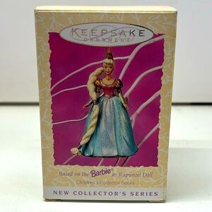 Rapunzel Barbie Spring Hallmark Ornament 1997 Keepsake Handcrafted by A. Rogers